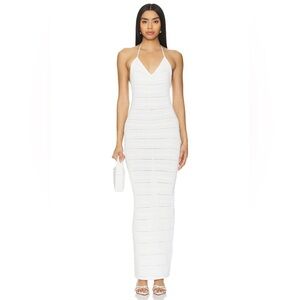 Superdown Sloan Maxi Dress in White